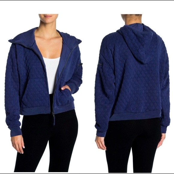 Free People Movement Hibernatin’ Quilted  Hoodie - Picture 7 of 8